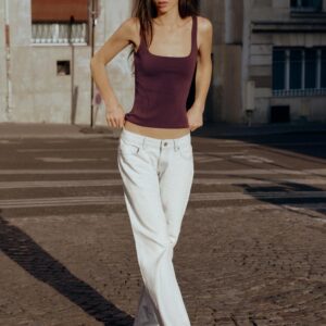STRETCH CORSETRY-INSPIRED TOP