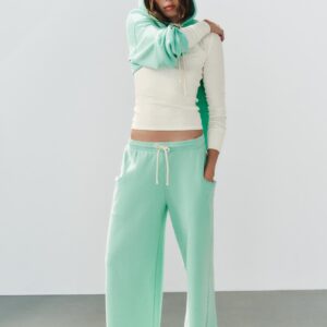NEON WIDE-LEG TROUSERS