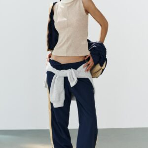 COMBINED HIGH NECK T-SHIRT