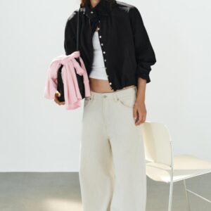 COTTON JACKET WITH TIES