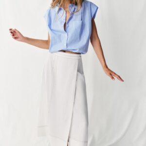 BALLOON CROPPED SHIRT