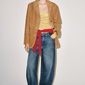 ZW COLLECTION MID-WAIST CUFFED BALLOON JEANS