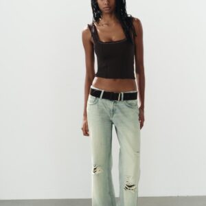 STRETCH CORSETRY-INSPIRED TOP