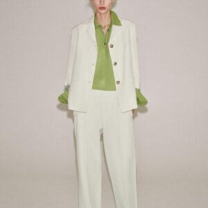 ZW COLLECTION STRAIGHT-FIT LINEN BLEND BLAZER