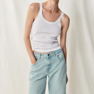 Z1975 MID-WAIST DENIM BERMUDA SHORTS