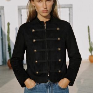 FAUX SUEDE JACKET