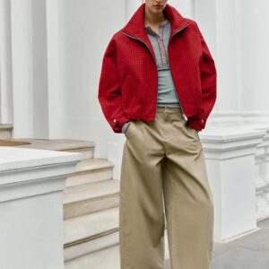 CHECK BOMBER JACKET