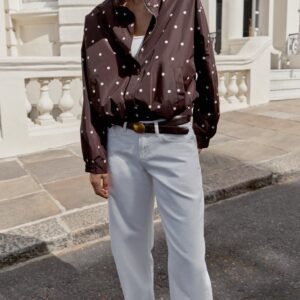 POLKA DOT BOMBER JACKET