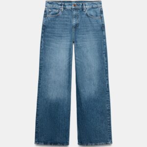 ZW COLLECTION LOW-RISE WIDE-LEG JEANS
