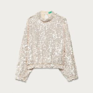 MARISA BERENSON X ZARA sequin TOP