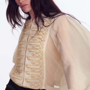 ZW COLLECTION ROMANTIC FROG FASTENING SHIRT