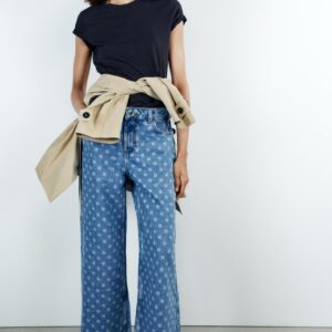Z1975 HIGH-WAIST DOTTED CULOTTES