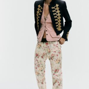TRF PRINTED STRAIGHT-LEG JEANS