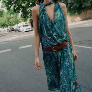 PRINTED BOW TOP