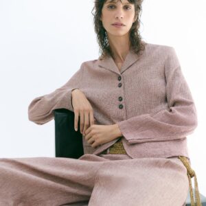 ZW COLLECTION LINEN BLEND BLAZER