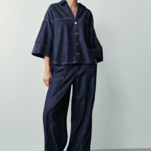 Z1975 WIDE SLEEVE DENIM SHIRT