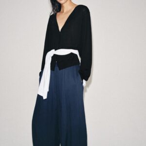 ZW COLLECTION BARREL TROUSERS