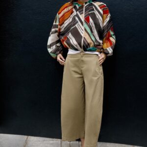 PRINTED BOMBER JACKET AND SKIRT SET - MULTICOLOURED