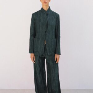 ZW COLLECTION STRIPED LINEN TROUSERS
