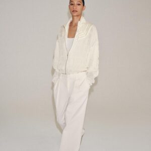 ZW COLLECTION RUCHED BOMBER JACKET