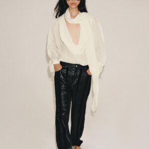 ZW COLLECTION BOW SHIRT
