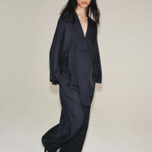 ZW COLLECTION CROSSOVER SHIRT WITH FROG FASTENING