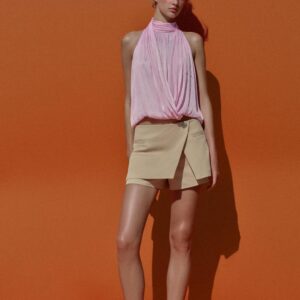 LOW-RISE WRAP SKORT