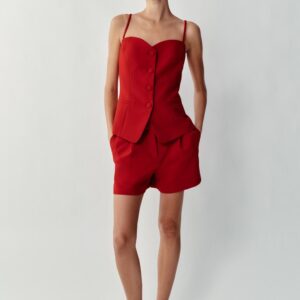 SWEETHEART NECKLINE WAISTCOAT