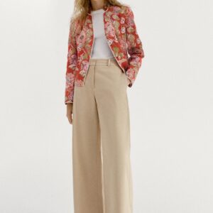 HIGH-WAIST WIDE-LEG TROUSERS