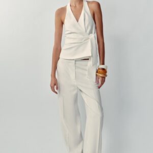 STRAIGHT-LEG TROUSERS