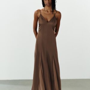 CONTRAST CAMISOLE DRESS