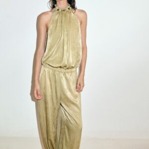 ELASTIC WAIST SAROUEL TROUSERS