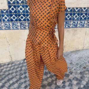 PRINTED SAROUEL TROUSERS