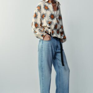 PRINTED BOMBER JACKET