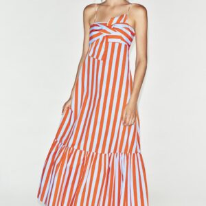 STRIPED KNOT DRESS