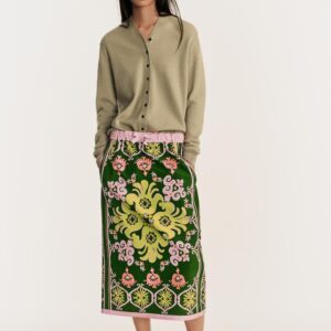 LIMITED EDITION PRINTED MIDI SKIRT