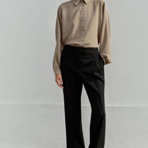 CONTRAST TOPSTITCH SHIRT