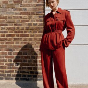 WIDE-LEG FLOWING TROUSERS