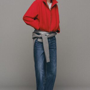 HIGH COLLAR BOMBER JACKET