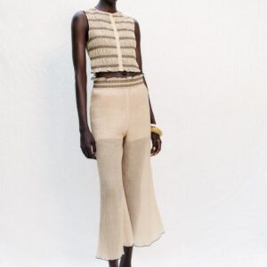CULOTTES WITH CONTRAST SEAMS