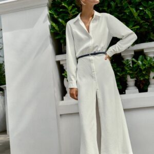 BELTED SHIRT DRESS