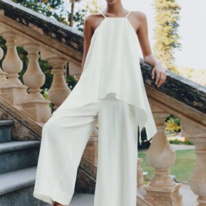 HALTER STRAP JUMPSUIT