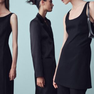 SHORT BACK OPENING DRESS