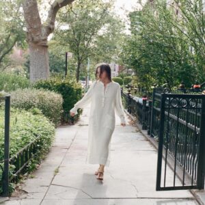 100% LINEN TUNIC DRESS