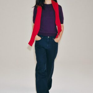 100% WOOL SHORT SLEEVE JUMPER
