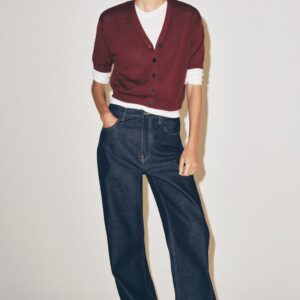 SHORT SLEEVE KNIT CARDIGAN