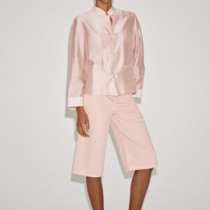 ZW COLLECTION MID-WAIST DENIM BERMUDA SHORTS
