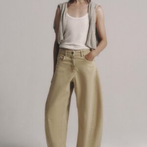ZW COLLECTION MID-WAIST BALLOON JEANS