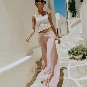 WIDE FLOWING TROUSERS