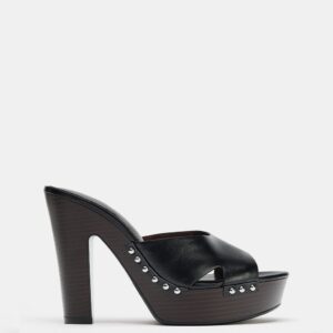STUDDED PLATFORM WEDGES